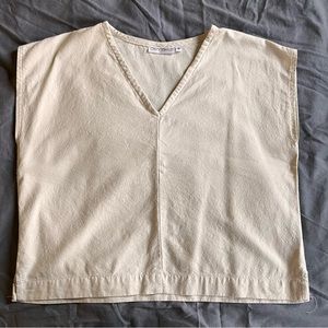 Only Child Clothing Raw Silk Cruz Top Size M